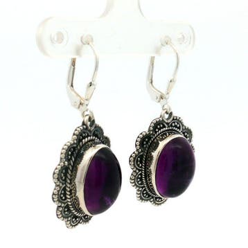 Zonder minimumprijs - Oorbellen Zilver - 16.00ct. tw., Nieuw