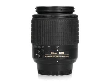 Nikon AF-S 55-200mm f/4-5.6 G ED DX - Zoomlens, Ophalen of Verzenden, Zo goed als nieuw