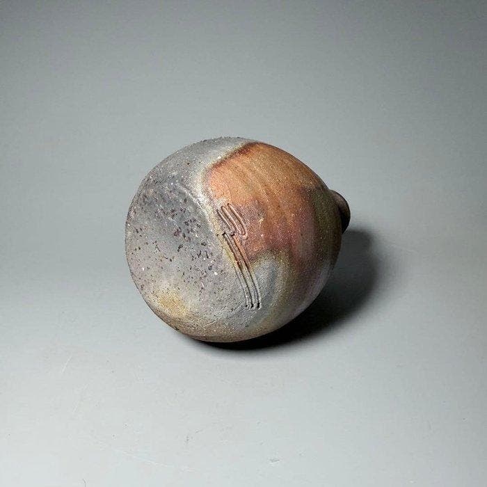 Bizen Ware - Seinosuke Ohira () - Fles - Tokkuri, Antiek en Kunst, Antiek | Overige Antiek