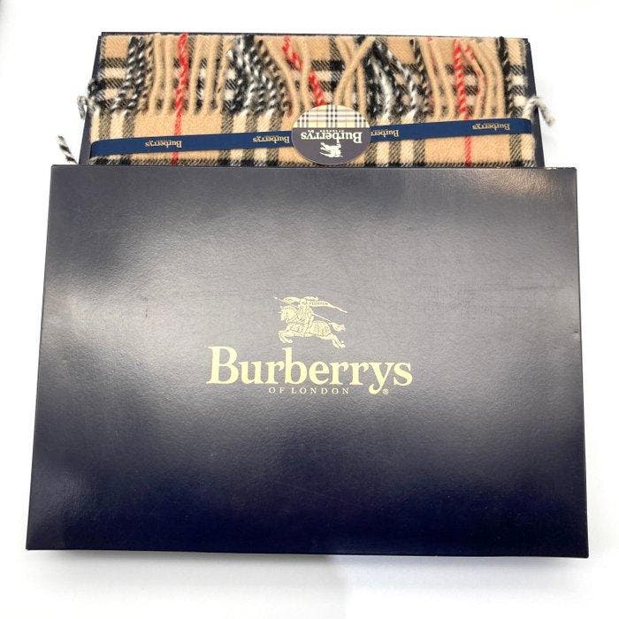 Burberry - Nova Check - Deken - 65 cm - 110 cm - 100% wol, Maison & Meubles, Maison & Meubles | Autre
