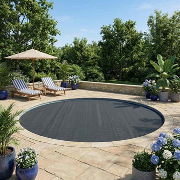 vidaXL Zonnebolcover Extra Heavy Ø 250 cm 400 m Rond PE, Verzenden, Nieuw