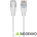 Ubiquiti UniFi Patch Cable CAT6a 2m Transparant Wit, Verzenden