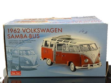 Sunstar 1:12 - Voiture miniature - 1962 VW Samba-Bus -, Nieuw