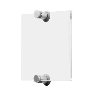 Deurbord | ELITE | RVS/Plexiglas | Capaciteit 148x148mm |, Verzenden, Nieuw in verpakking