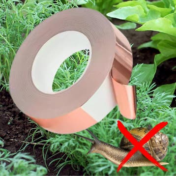 Koperfolie Tape Anti-Slakken - 30 meter (Zelfklevend), Ophalen of Verzenden, Nieuw