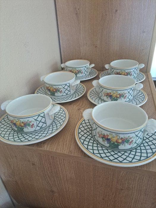 Villeroy &amp; Boch - Tafelservies (12) - Basket -, Antiquités & Art, Antiquités | Meubles | Tables