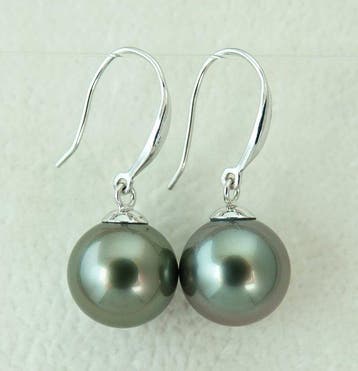 Boucles doreilles - 18 carats Or blanc Perle - Améthyste, Nieuw