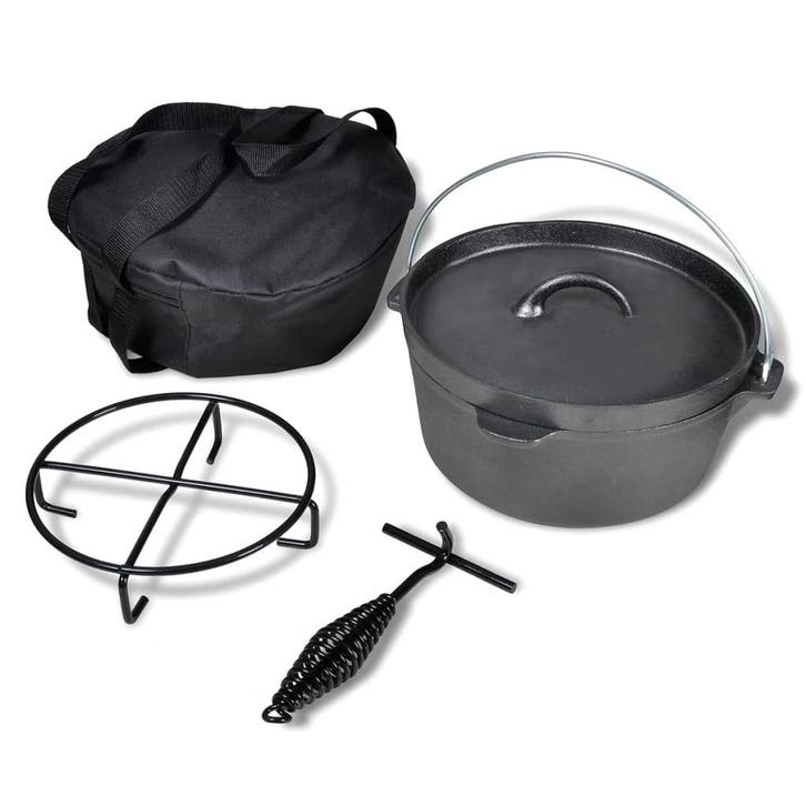 vidaXL Braadpan 4,2 L inclusief accessoires, Maison & Meubles, Cuisine | Casseroles & Poêles, Envoi