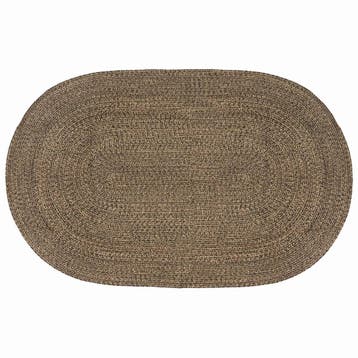 vidaXL Vloerkleden Zwart 152 x 245 cm Jute, Verzenden, Nieuw