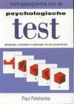 Trainingsprogramma psychol test 9789061208839 P. Pelshenke, Boeken, Psychologie, Verzenden, Gelezen, P. Pelshenke