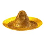 Gele Sombrero 48cm, Hobby en Vrije tijd, Feestartikelen, Verzenden, Nieuw