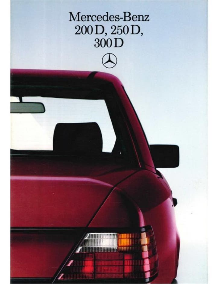 1985 MERCEDES BENZ E KLASSE DIESEL BROCHURE NEDERLANDS, Livres, Autos | Brochures & Magazines, Enlèvement ou Envoi