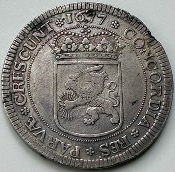 Nederland, West-Friesland, Enkhuizen. Zilveren dukaat
