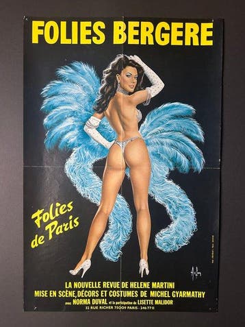 Gruau Aslan Okley - Folies Bergère, Moulin Rouge, Nouvelle