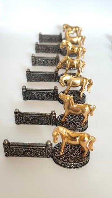 Messensteun (14) - Metaal - Paarden en hekken, Antiek en Kunst