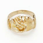 Ring - 14 karaat Geel goud, Handtassen en Accessoires, Ringen, Nieuw