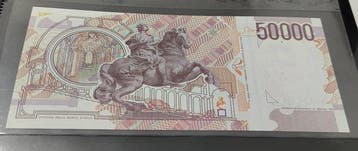Italie. - 50.000 Lire Lira 1985 - Bernini 1° Tipo – Serie