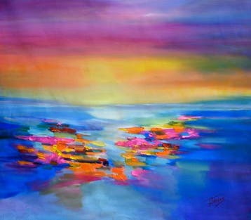 Isabel Tapias T - La sonrisa del mar.XL . No reserve. Obra