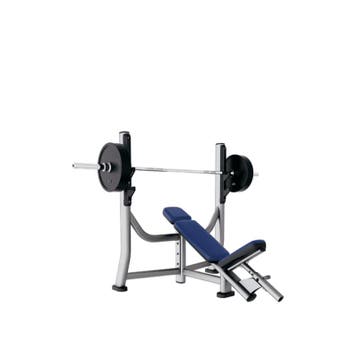 Life Fitness - Signature Olympic Incline Bench - Bench Press, Sport en Fitness, Ophalen of Verzenden, Zo goed als nieuw