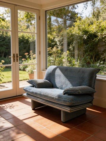 Fauteuil - Hout, Synthetisch leder