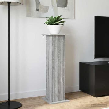 vidaXL Plantenstand 2 st Grijs sonoma 30,5 x 30 x 100,5 cm, Verzenden