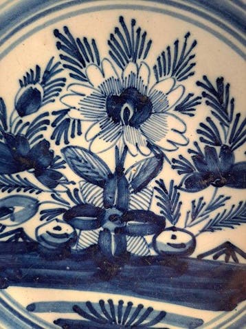 Delft, Plateelbakkerij - Assiette - Faïence, Antiek en Kunst