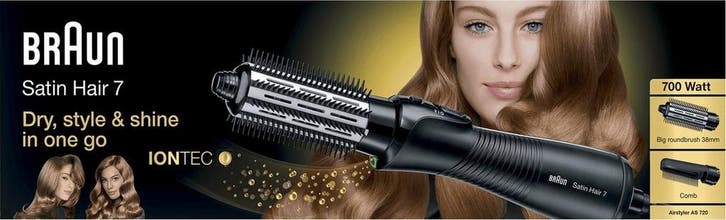 Krulborstel Braun Satin Hair 7 AS 720 (Haarverzorging), Bijoux, Sacs & Beauté, Beauté | Soins des cheveux, Envoi
