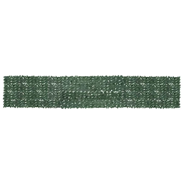 vidaXL Balkonscherm met donkergroene bladeren 600x100 cm, Tuin en Terras, Parasols, Nieuw, Verzenden