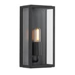 Strak & modern Atlanta Muurlamp Zwart Buitenverlichting, Verzenden