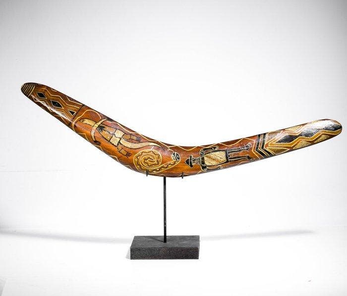 Traditioneel boemerang - Aboriginal - Australië (Zonder, Antiek en Kunst, Kunst | Niet-Westerse kunst