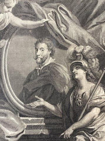 Peter Paul Rubens (1577-1640) after. Engraved by Bernard