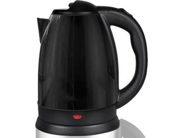 Veiling - Zwart RVS waterkoker 1.8 Liter 1500W, Electroménager, Bouilloires