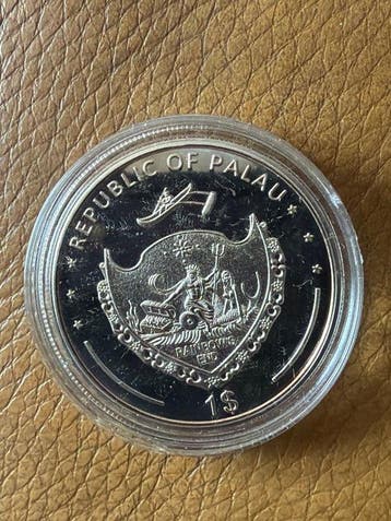 Palaos. 1 Dollar 2011 Korallenwächter - 27g (Sans prix de