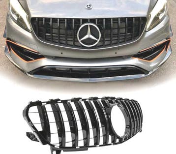 CALANDRE MERCEDES CLASSE A W176 GT 16-18 NOIR BRILLANT, Verzenden