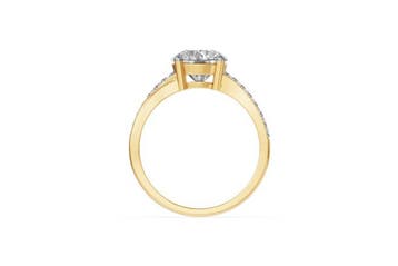 Bague - 14 carats Or jaune, Platine rhodié - 2.19ct. tw., Nieuw