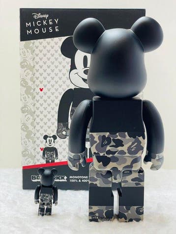 Medicom toy - BE@RBRICK x Bape x Disney 400% & 100% Mickey