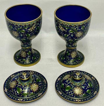 dekselvaas - Messing - China - Qing Dynastie (1644-1911) -