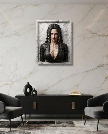 Makayhos - [Canvas] Boa Hancock – Kintsugi Elegance, Nieuw