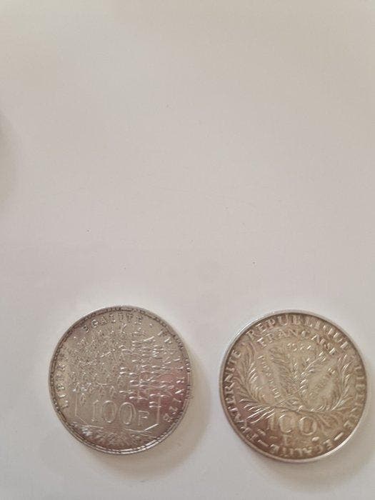 France, Grèce. Lot de pièces en argent françaises et Grèce, Timbres & Monnaies, Monnaies | Europe | Monnaies non-euro