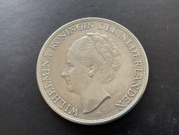 Nederland. Wilhelmina. 2 1/2 Gulden 1943 DENVER (Zonder