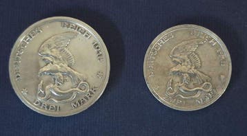 Duitsland, keizerrijk 3 Mark und 2 Mark 1913, der König rief