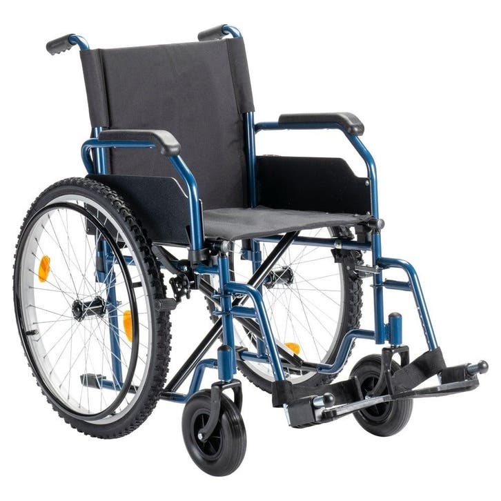 Sky offroad rolstoel met mountainbike luchtbanden - Blauw, Divers, Chaises roulantes, Enlèvement ou Envoi