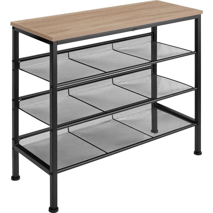 tectake Schoenenrek Wolverhampton 75,5x30,5x69,5cm - Industr, Huis en Inrichting, Overige Huis en Inrichting, Verzenden