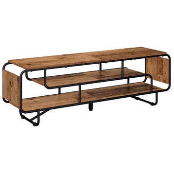 vidaXL TV Stand 140 x 36 x 45 cm Oud hout Bewerkt hout, Huis en Inrichting, Verzenden, Nieuw