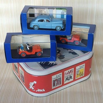 Moulinsart - Tintin - Tintin au pays de l’Or Noir – Lot de 3, Nieuw