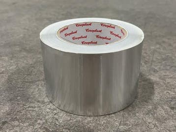 Veiling - 3x Coroplast aluminium tape (75mm × 50m) 942 ALU, Nieuw