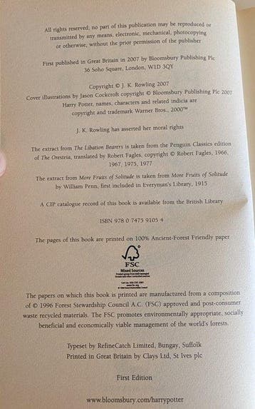 J.K. Rowling - Harry Potter and the Deathly Hallows -