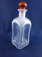 Service à liqueur - Verre, Bois - Bouteille givrée + verres