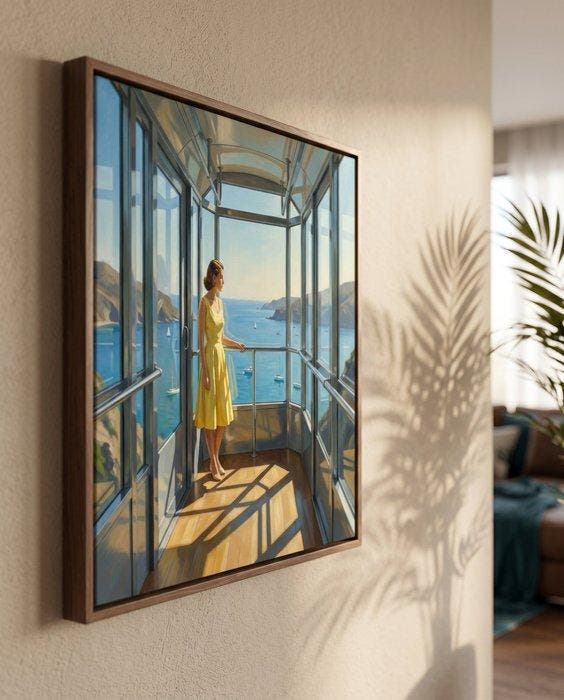Le Yack - Panoramic Solitude - Hand signed, Antiquités & Art, Art | Objets design