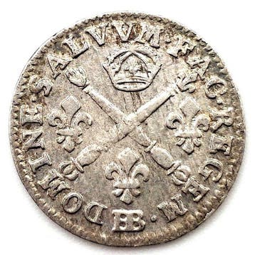 Frankrijk. Louis XIV (1643-1715). 5 Sols 1703-BB, Strasbourg